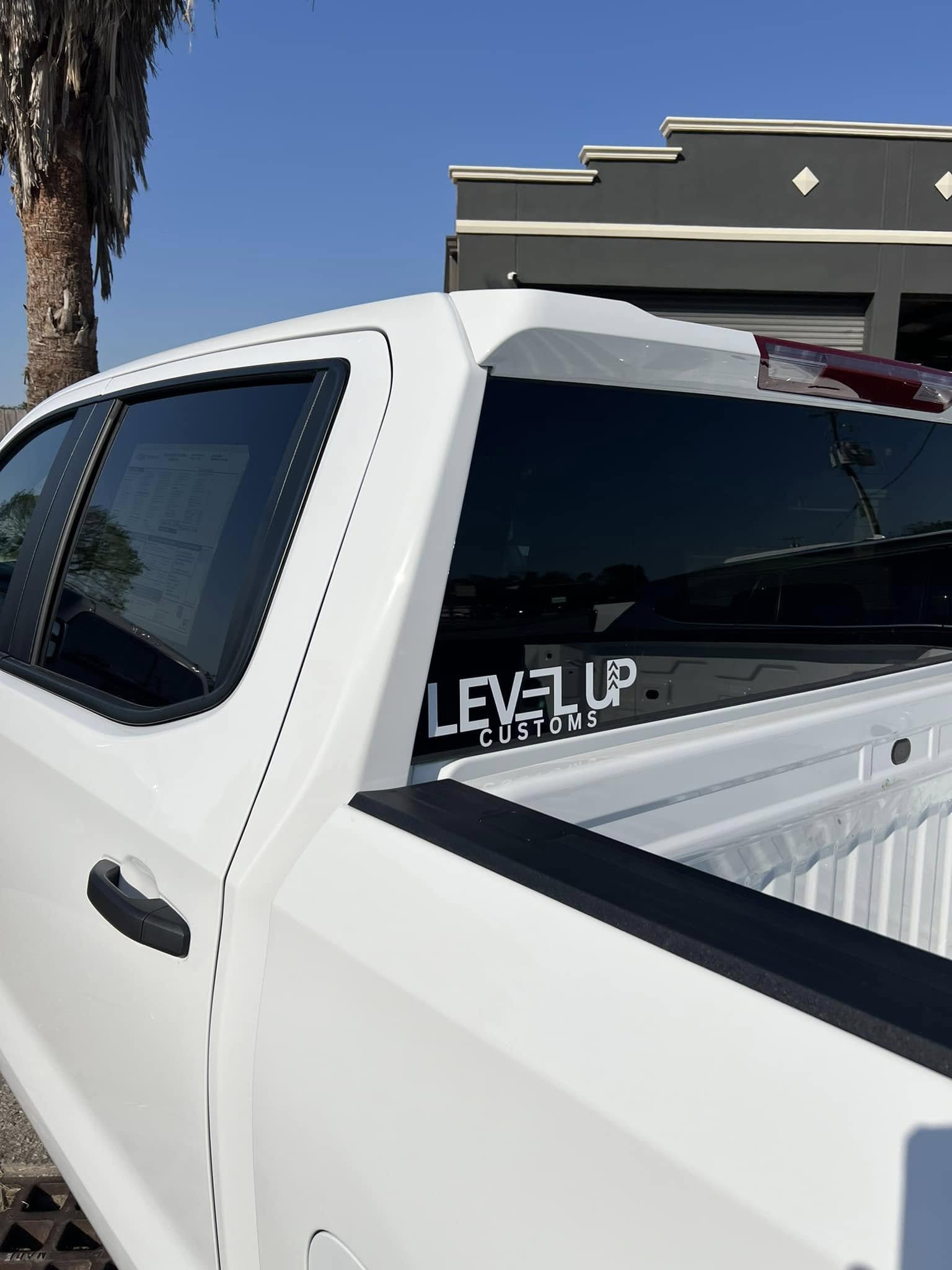 Level Up Customs branded truck build, Alvin TX